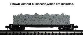 Atlas-O Pulpwood Flatcar, 3-Rail, Assembled Undecorated O Scale Model Train Freight Car #6270 Atlas-O Pulpwood Flatcar, 3-Rail, Assembled Undecorated O Scale Model Train Freight Car #6270