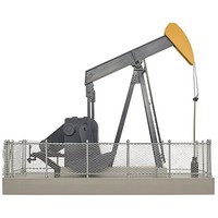 Atlas-O Operatng Oil Pump Orn/Blk O-Scale Atlas-O Operatng Oil Pump Orn/Blk O-Scale