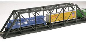 Atlas-O Single Track Pratt Truss Bridge Kit - 3 Rail O Scale Model Railroad Bridge #6920