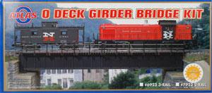 Atlas-O Deck Girder Bridge - 3-Rail O Scale Model Railroad Bridge #6923