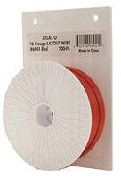 Atlas-O 16 Gauge Heavy-Duty Layout Wire - 100' Reel - Red