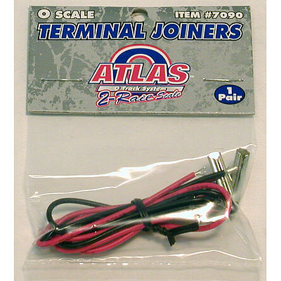 ATLAS N SCALE  CODE 80 TERMINAL JOINERS w/ WIRE FOR MODEL TRAIN TRACK 
