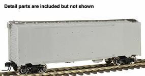 Atlas-O 1937 AAR 40' Double-Door Boxcar 2-Rail Undecorated O Scale Model Train Freight Car #9700 Atlas-O 1937 AAR 40' Double-Door Boxcar 2-Rail Undecorated O Scale Model Train Freight Car #9700