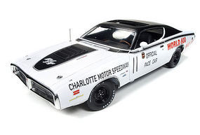 AutoWorldDiecast 1971 Dodge Charger World 600 Pace Diecast Model Car 1/18 Scale #223 AutoWorldDiecast 1971 Dodge Charger World 600 Pace Diecast Model Car 1/18 Scale #223