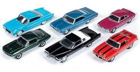 AutoWorldDiecast AutoWorld Diecast Set (6 Cars) Diecast Model Car 1/64 Scale #64002b