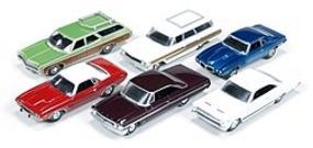 AutoWorldDiecast AutoWorld Diecast Set (6 Cars) Diecast Model Car 1/64 Scale #64012a