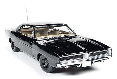AutoWorldDiecast 1969 Dodge Charger Happy Birthday Lee Plastic Model Car 1/18 Scale #ss110