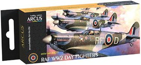 Amusing RAF WWII Day Fighters Aircraft Enamel Paint (10ml) Hobby and Model Enamel Paint Set #3011