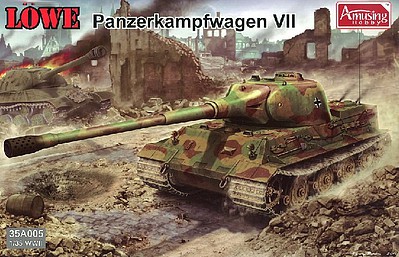 Amusing 1/35 WWII LOWE PzKpw VII German Tank