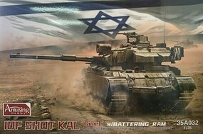 Amusing IDF Shot KAL Gimel w/Battering Ram Plastic Model Military Vehicle Kit 1/35 Scale #35a032