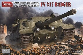 Amusing FV 217 Badger Brit. Heavy Tank Dest Plastic Model Military Vehicle Kit 1/35 Scale #35a034
