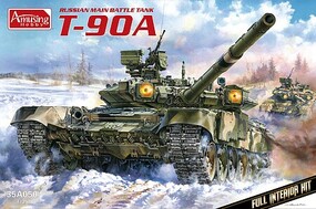 Amusing Russian T-90 MBT w/full interior Plastic Model Military Vehicle 1/35 Scale #35a050