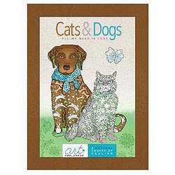 AndersonPresss Cats & Dogs All We Need Is Love Coloring Book #1940899060