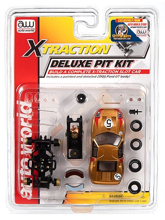 Auto-World X-Traction Deluxe Pit Kit w/GT40 #5 Body
