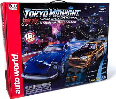Auto-World 16 Tokyo Midnight Race Set