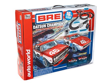 Auto-World 16 BRE Datsun Slot Race Set