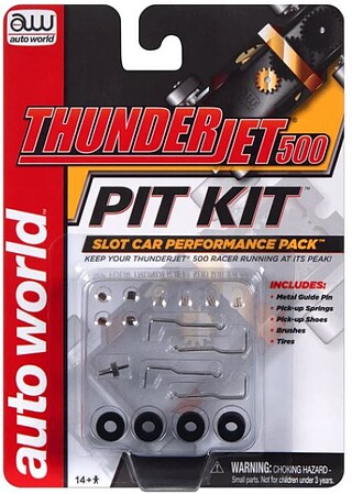 Auto-World HO Thunderjet 500 Slot Car Performance Pit Kit w/New Metal Guide Pin