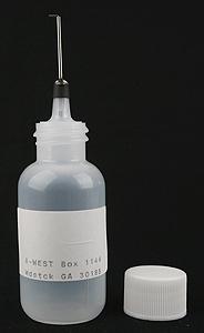 A-West Stainless Needle-Point Applicator Bottle 1 Needle (black) Outside Diameter .050, Inside Diameter .033, Flow 17