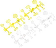 Axial AX80049 LED Lens Set Yellow/Clear (4) Axial AX80049 LED Lens Set Yellow/Clear (4)