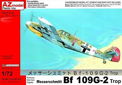 AZ 1/72 Messerschmitt Bf109G2 Trop German Fighter