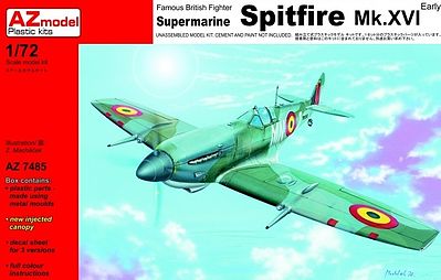 AZ 1/72 Spitfire Mk XVI Early British Fighter