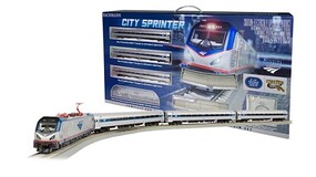 Bachmann Amtrak City Sprinter HO Scale Model Train Set #00772