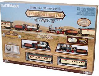 Bachmann Transcontinental Set HO Scale Model Train Set #00827