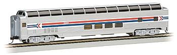Bachmann 85 Dome Passenger Amtrak HO Scale Model Train Passenger Car #13005