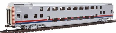 Bachmann Double-Deck Push/Pull Commuter Car Painted HO Scale Model Train Passenger Car #13248