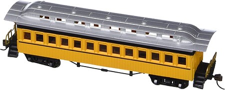 Bachmann 1860-1880 Coach Painted Unlettered HO Scale Model Train Passenger Car #13403