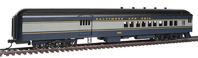 72' Heavyweight Combine B&O #1443 HO Scale Model Train Passenger Car ...