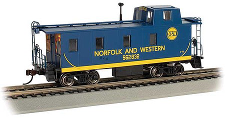 Bachmann Offset Cupola Caboose Norfolk & Western 562832 HO Scale Model Train Freight Car #14003