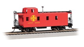Bachmann Streamlined Caboose with Offset Cupola Santa Fe #99628 HO Scale Model Train Freight Car #14008