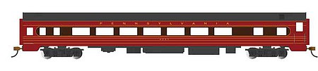 Bachmann 85 Smooth Side Coach Pennsylvania RR #4251 HO Scale Model Train Passenger Car #14212