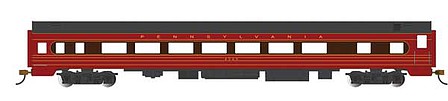 Bachmann 85 Smooth Side Coach Pennsylvania RR #4263 HO Scale Model Train Passenger Car #14213