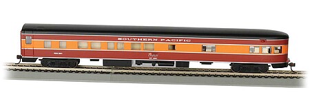 Bachmann 85 Smooth-Side Observation Southern Pacific HO Scale Model Train Passenger Car #14312