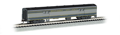 Bachmann 72 Smooth-Side Baggage Car Baltimore & Ohio N Scale Model Train Passenger Car #14453