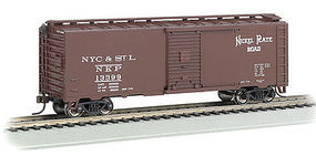 40' Steam Era Boxcar Nickel Plate Road HO Scale Model Train Freight Car #15004