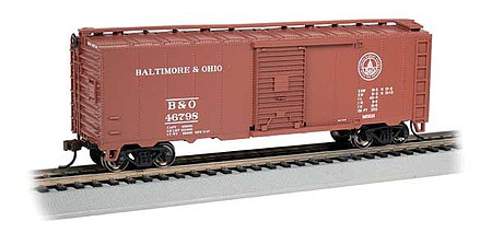 Bachmann 40 Steam Era Box Car Baltimore & Ohio #46796 HO Scale Model Train Freight Car #15013