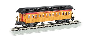 Bachmann Old-Time Rounded-End Coach Western & Atlantic RR HO Scale Model Train Passenger Car #15101