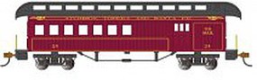 Bachmann Old-Time Passenger Combine Santa Fe HO Scale Model Train Passenger Car #15204