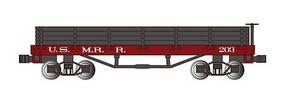 Bachmann Old Time Gondola US Military RR N Scale Model Train Freight Car #15454
