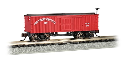 Bachmann Old Time Boxcar Northern Central N Scale Model Train Freight Car #15653