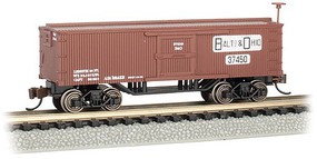 Bachmann Old-Time Boxcar Baltimore & Ohio N Scale Model Train Freight Car #15656