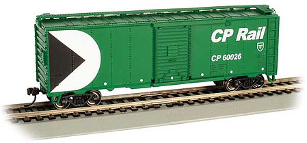 Bachmann PS 40 Steel Boxcar Canadian Pacific #60026 HO Scale Model Train Freight Car #16004