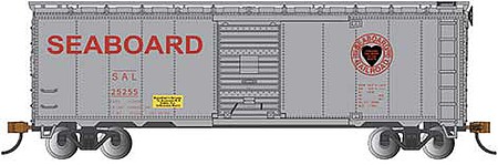 Bachmann 40 Beer Boxcar Seaboard #2525 (Silver) HO Scale Model Train Freight Car #16017