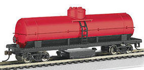 Bachmann Track Cleaning Tank Car Unlettered, Oxide Red HO Scale Model Train Freight Car #16303