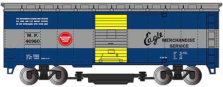 Bachmann Track Cleaning Boxcar Missouri Pacific HO Scale Model Train Freight Car #16318