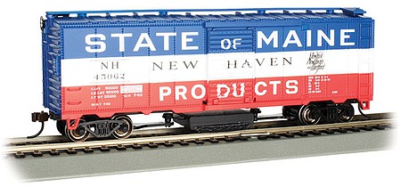 Bachmann Track Cleaning 40 Boxcar New Haven #45062 HO Scale Model Train Freight Car #16320