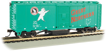 Bachmann Track Cleaning 40 Boxcar Great Northern #27429 HO Scale Model Train Freight Car #16321